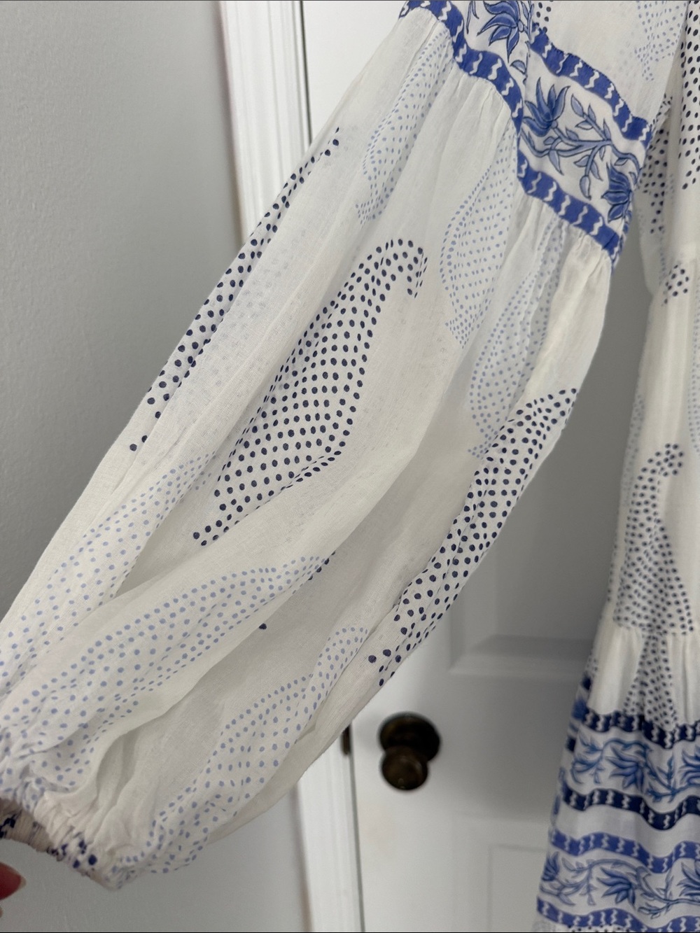 Oliphant NWOT Balloon Sleeve Dress (Med) - Picture 5 of 9